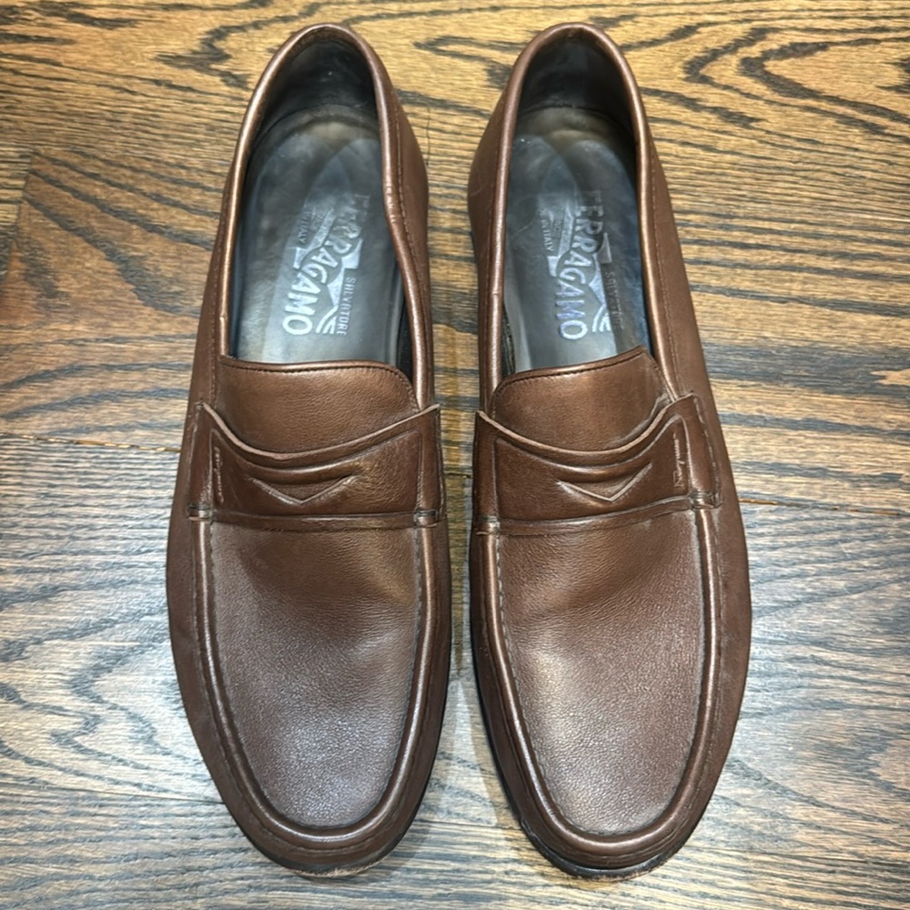 Men’s Salvatore Ferragamo Saddle Soft Leather Loafer